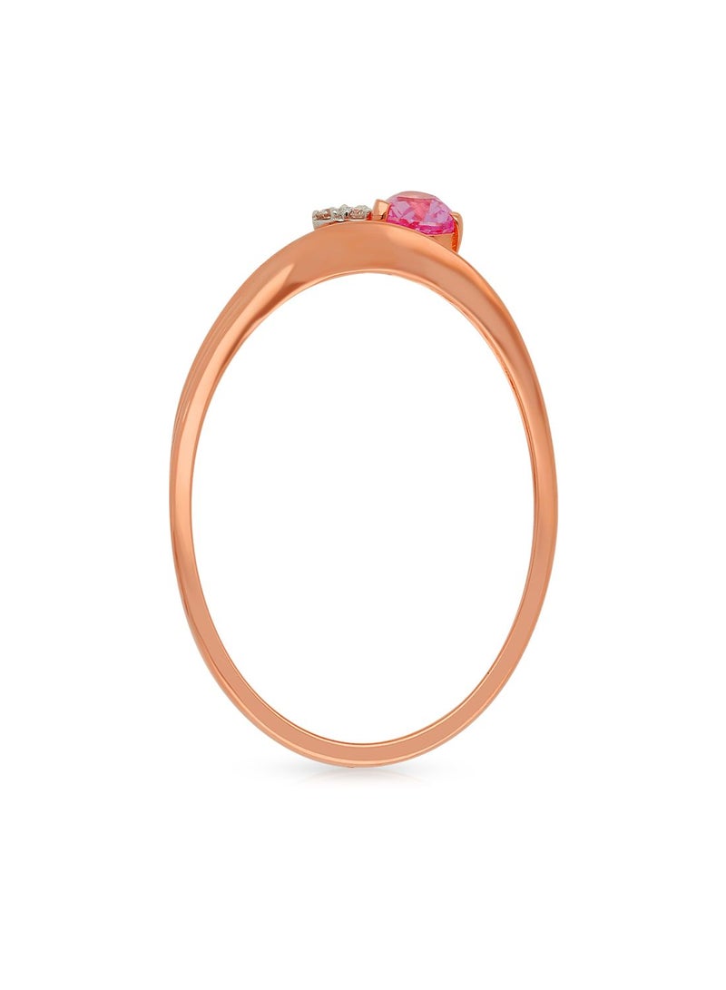 Malabar Gold and Diamonds 18 Karat 750 Purity Mine Diamond Ring MPRGHTH013RN1 - Image 3